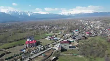 Kaşmir Vadisi 'nin güzel hava manzarası