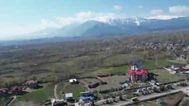 Kaşmir Vadisi 'nin güzel hava manzarası