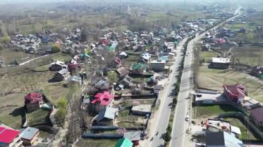 Kaşmir Vadisi 'nin güzel hava manzarası