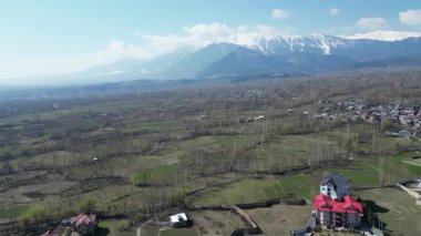 Kaşmir Vadisi 'nin güzel hava manzarası