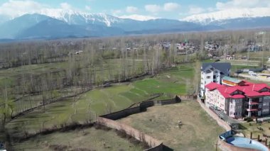 Kaşmir Vadisi 'nin güzel hava manzarası