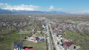 Kaşmir Vadisi 'nin güzel hava manzarası