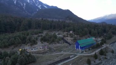 Kaşmir Vadisi 'nin güzel hava manzarası