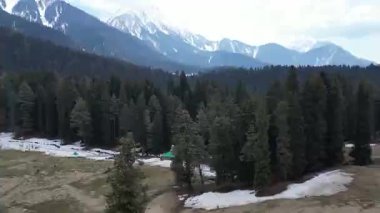 Etrafı dağlarla ve ormanlarla çevrili Pahalgam Kaşmir 'in güzel Baisaran Vally' si.