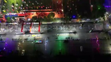 Beautiful aerial view of Kolkata