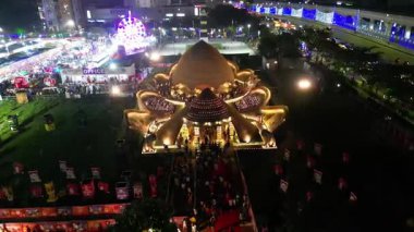 Beautiful aerial view of Kolkata