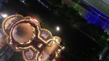 Beautiful aerial view of Kolkata