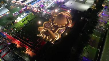 Beautiful aerial view of Kolkata