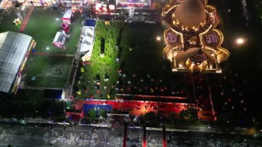 Beautiful aerial view of Kolkata