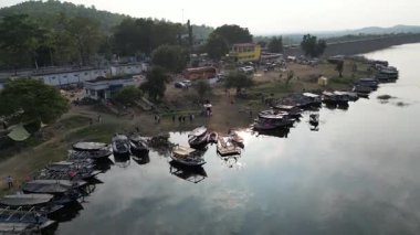 Aerial view of Mukutmanipur