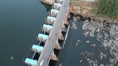 Aerial view of Mukutmanipur