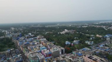 Aerial view of bay of bengal 