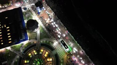 Aerial view of bay of bengal 