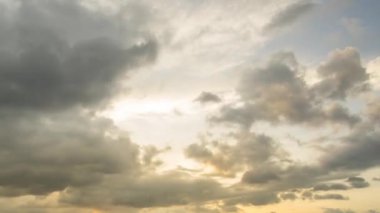 Time Lapse Movement of Stratocumulus In the evening