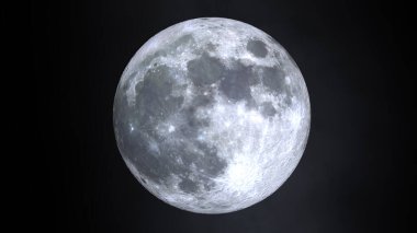 3d rendering of Full moon