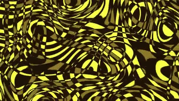 Золотой Абстрактный Фон Модель Движения Текстуры — стоковое видео