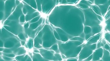 Su yansıtma simülasyonu yansıtıcıda yıldız tozu var.