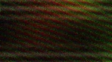 Ekran görüntüsü bozuk. Sinyal yok. Işık sızıntısı ve televizyon hasarı