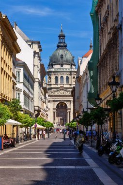 Budapest, Hungary - July 04, 2022: St. Stephen's Basilica is a Roman Catholic basilica in Budapest, Hungary. It is named in honour of Stephen, the first King of Hungary