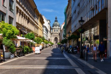 Budapest, Hungary - July 04, 2022: St. Stephen's Basilica is a Roman Catholic basilica in Budapest, Hungary. It is named in honour of Stephen, the first King of Hungary