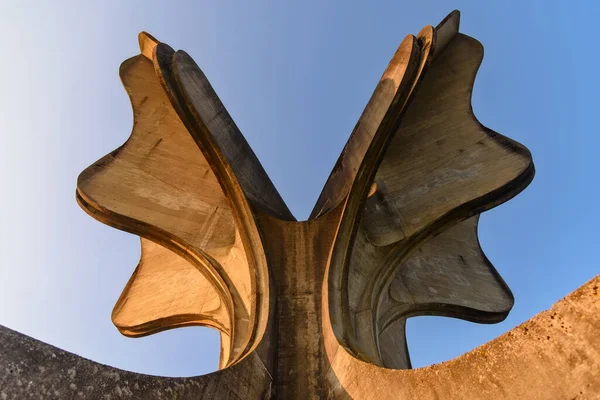 Jasenovac Kroatië Juni 2023 Het Monument Ter Nagedachtenis Aan Slachtoffers — Stockfoto