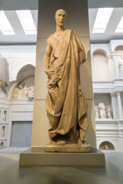 Florence, İtalya - 28 Haziran 2023: Floransa, İtalya 'daki Opera del Duomo Müzesi.