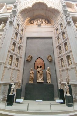 Florence, İtalya - 28 Haziran 2023: Floransa, İtalya 'daki Opera del Duomo Müzesi.