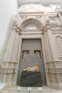 Florence, İtalya - 28 Haziran 2023: Floransa, İtalya 'daki Opera del Duomo Müzesi.