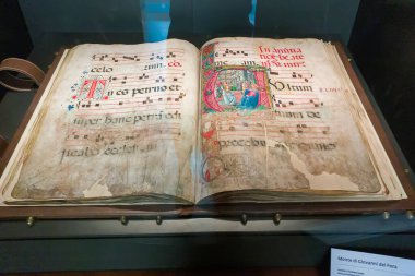 Florence, İtalya - 28 Haziran 2023: Floransa, İtalya 'daki Opera del Duomo Müzesi.