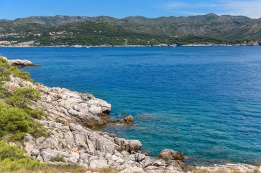 Hırvatistan 'ın Sudjuradj kentinde yabani körfez