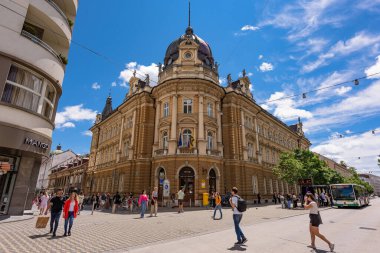 Ljubljana, Slovenya - 27 Haziran 2023: Güzel şehir Ljubljana.