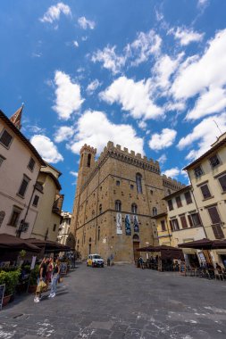 Floransa, İtalya - 28 Haziran 2023: İtalya 'da Floransa sokakları