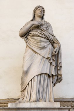 Floransa, İtalya - 28 Haziran 2023: Floransa 'da heykeller