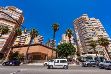 Malaga, İspanya - 06 Ağustos 2024: Malaga, İspanya.