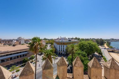 Seville, Spain - August 01, 2024: Seville Cityscape  clipart