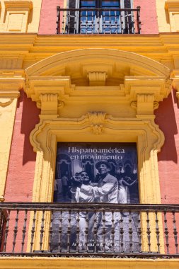 Malaga, İspanya - 02 Ağustos 2024: Centro Cultural Fundacion Unicaja de Malaga, İspanya