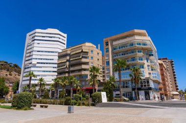 Malaga, İspanya - 06 Ağustos 2024: Malaga, İspanya Limanı