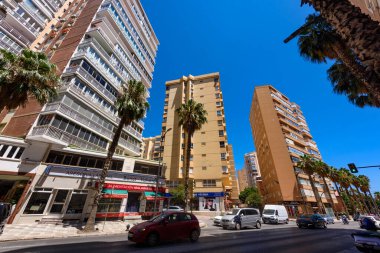 Malaga, İspanya - 06 Ağustos 2024: Malaga, İspanya.