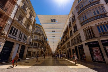 Malaga, İspanya - 06 Ağustos 2024: Malaga, İspanya.