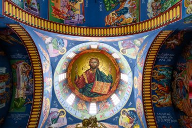 Novi Sad, Sırbistan - 29 Mart 2025: Misheluk 'taki Kutsal Peygamber Elijah Kilisesi (Sırpça: Crkva Svetog Ilije na Mieluku). 