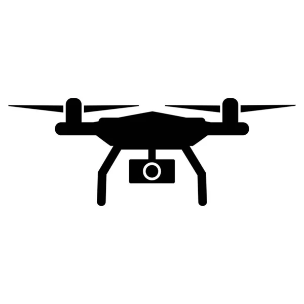 Drone Σύμβολο Aerial Κηφήνας Εικονίδιο Απλό Στυλ Royalty Free Διανύσματα Αρχείου