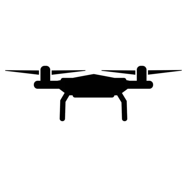 Drone Sembolü Hava Aracı Simgesi Basit Biçim Stok Vektör