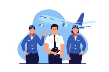 Uçuş çizimi tasarımı konsepti. Web sitesi için resim, iniş sayfası, mobil uygulama, poster ve afiş. Moda düz vektör illüstrasyonu