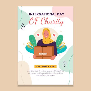 Uluslararası yardım günü posteri
