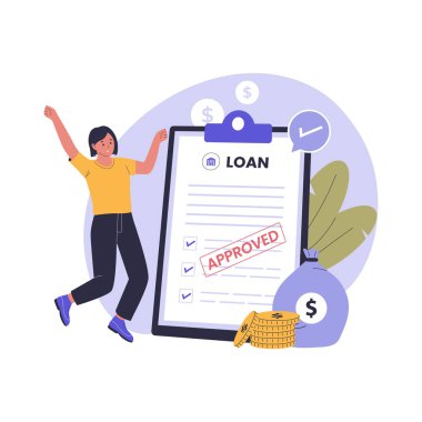 Kredi Onaylı Çizim. Mali Onay, Kredi ve Banka İşlemleri. Web siteleri, iniş sayfaları, mobil uygulamalar, posterler için çizimler