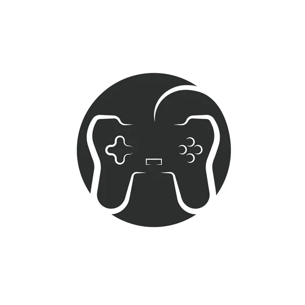 Videospiel Controller Oder Steuerknüppel Symbol Vektor Illustration Design Vorlage — Stockvektor