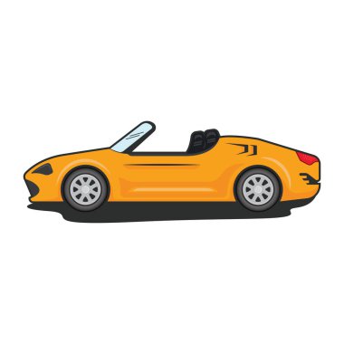 sport car element  vector cartoon concept design template web