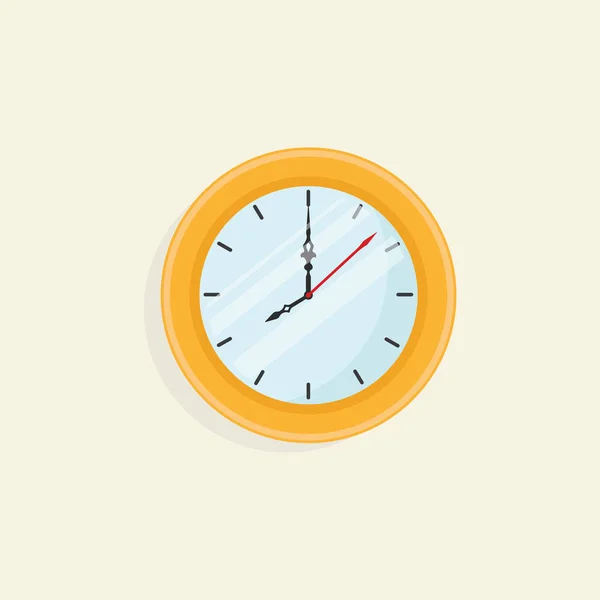 Wall Clock Vector Element Design Template Web — Stock Vector