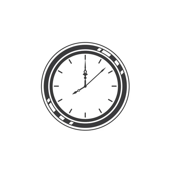 Τοίχο Ρολόι Διάνυσμα Στοιχείο Σχεδιασμό Πρότυπο Web — Διανυσματικό Αρχείο