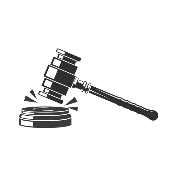 Ιστός Προτύπου Σχεδίασης Διανυσματικού Στοιχείου Gavel Του Μαύρου Δικαστή — Διανυσματικό Αρχείο